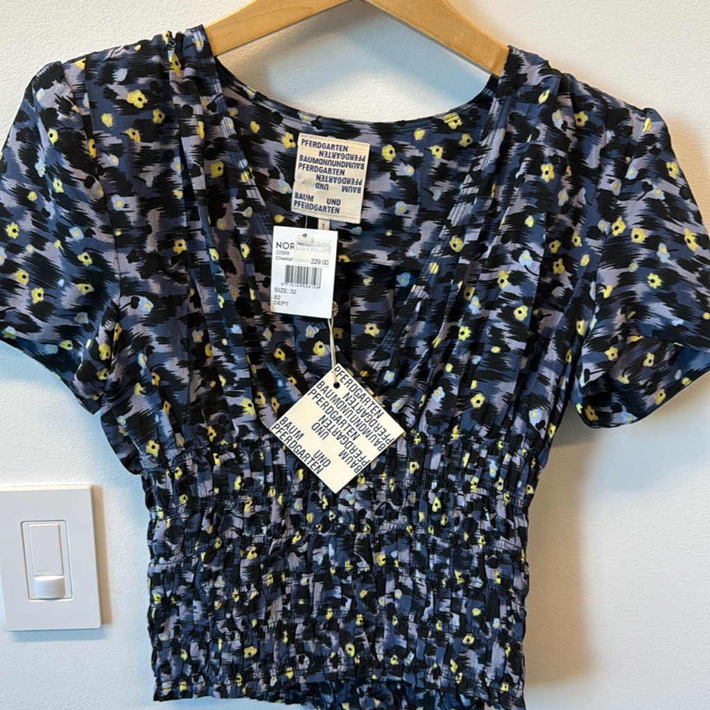 Blue Baum Und Pferdgarten Blouse Tags On Size 2
